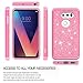 LeYi Compatible for LG V30 / LG V30 Plus/LG V35 ThinQ Case with HD Screen Protector， LeYi Luxury Glitter Bling Cute Girls Women Dual Layer Heavy Duty Phone Case for LG V30 / LG V30 + TP