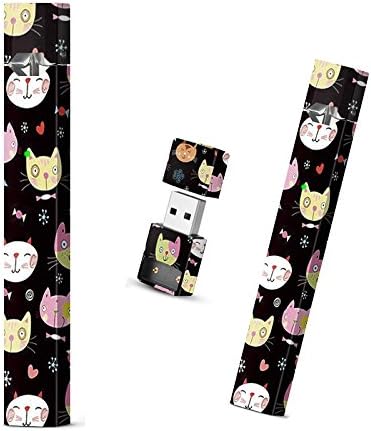 JuulCasing Original Skin For PAX JULL Stickers Decal,With JUUL Charger Skin (Cat)