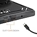 Fintie Case for Samsung Galaxy Tab A 10.1 (2016 NO S Pen Version), [Tuatara Magic Ring] 360 Rotating Multi-Functional Grip Stand Shockproof Cover Built-in Screen Protector, Black