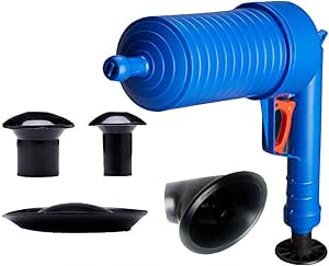 CARESHINE - Herramienta de limpieza para tuberías con 4 ventosas para