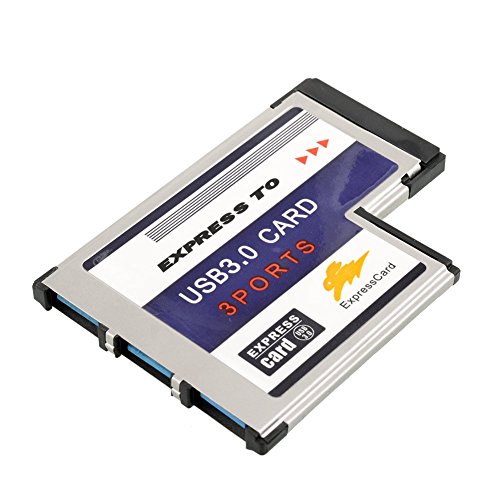 Cewaal Mingruie 54mm Express 3 Ports USB3.0 Card Adapter for Computer Laptop Desktop PC for Computer Laptop Desktop PC
