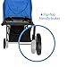 Cosco Simple Fold Travel System with Light and Comfy 22 Infant Car Seat, Sapphire