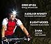 Bold & Cool Nova Lux Headlamp -215 Lumen CREE LED with 6 Light Modes, IPX7, SOS, RED Strobe, Lightweight, Woven Headband, Waterproof, Perfect for auto Emergencies, Home Repairs, Storms, Everyday etc