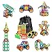 Qudasar PDTXCLS HOMIEBUDS SPPRANDOM 130 PCS Magnetic Blocks with Wheels,Magnetic Building Blocks Set
