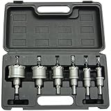 Zenith Industries ZN103128 Carbide Tooth Hole Saw Set (6 Piece), 5/8" - 2"