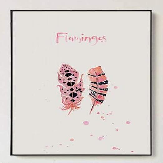 Geiqianjiumai Decoración del hogar Birdless Frame Cactus Pintura ...