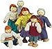 Small World Toys Ryan's Room Wooden Doll House Accessories - Family Affair (Caucasian Family)