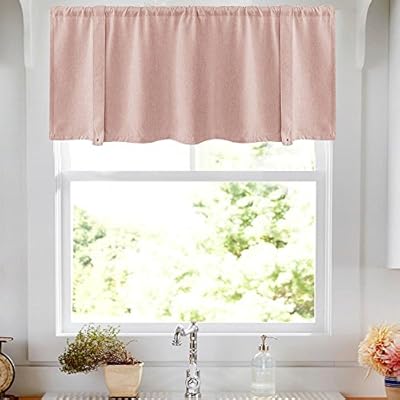 Amazon Com Tie Up Valances For Windows Linen Textured Room