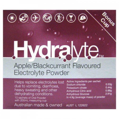 Hydralyte app/b'currant sach 5gx10 (9326173000373)