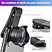 Phone-Camera-Lens-iPhone-Lens, 2 in 1 Lens Kit 0.6X Wide Angle Lens, 20X Macro Lens for iPhone, Pixel, Samsung Galaxy, Android