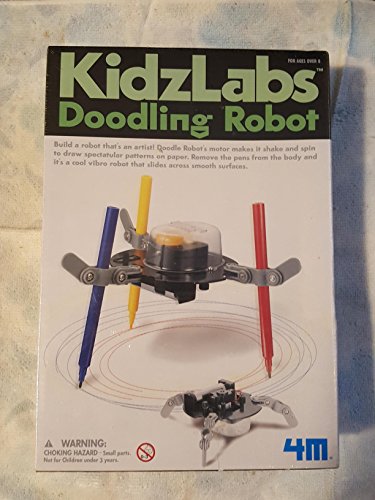 Riotech New DIY Doodling Robots Education Learning assembling blocks electric drawn toy for Adults and Kids for 8+