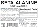 Hard Rhino Beta-Alanine Powder, 250 Grams (8.8 Oz), Unflavored, Lab-Tested, Scoop Included