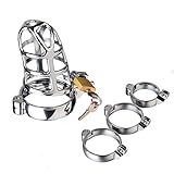 Tooluu Chastity Cage Device Cock Cage, with 3 Different Size 1.57