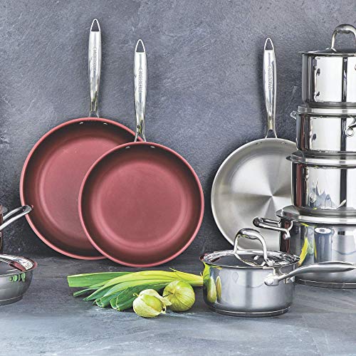 Paderno Canadian Signature Frying Pan StainlessSteel PFOAFree Non