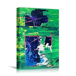 signwin Canvas Wall Art Brushstroke Patterns Abstract Colorful...
