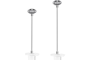 MOASKER 2 Pieces Universal Gas Valve Key for Natural Gas Fireplace, Natural Gas Fire Pit Accessories, Fireplace Gas Key for 1/4" and 5/16" Turn Ball Valve - 18 Inch/ 24 inch