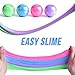 AUNOOL Fluffy Slime Supplies 7 OZ Fluffy Floam Slime Scented Stress Relief Toy for Kids, Super Soft Non Sticky Without Borax (4 Pack)