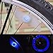 Oumers 8pcs Bike Spoke Light, Spokelit Bicycle Lights, Bicycle Accessories, Bike Flash Lamp Bulb Cycling MTB Wheel Tire Valve Spoke Light, Used for Safety and Warning (Blue Red Green Colorful)