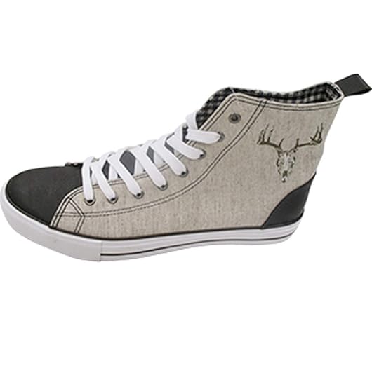 Krüger Buam Trachtensneaker Brown Deer Modell: 9653-15 Natur Herrenschuhe