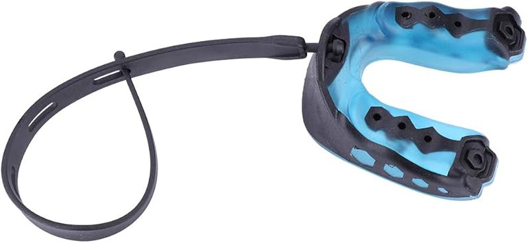 Amazon マウスピース マウスガード ストラップ付 歯保護 歯牙プロテクター ラグビー ボクサー アメリカンフットボール スポーツ 高強度 軽量 小型 安全 男性女性 専用ケース付き ブルー Ebtools マウスピース マウスガード