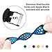 for Apple Watch Band 38mm 42mm,YiJYi Soft Silicone Sport Strap Replacement Wristband iWatch Bands for Apple Watch Series 3,Series 2,Series 1 (2.Blue-Black, 42mm)