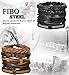 FIBO STEEL 10 Pcs Braided Leather Bracelets for Men Women Cuff Bracelet,Adjustable