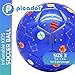 PP PICADOR Kids Soccer Ball, Sparkling Soccer Ball Cartoon Ball Toy Gift for Kids, Toddlers, Children, Boys, Girls, School, Kindergarten, Student, Baby (Blue)