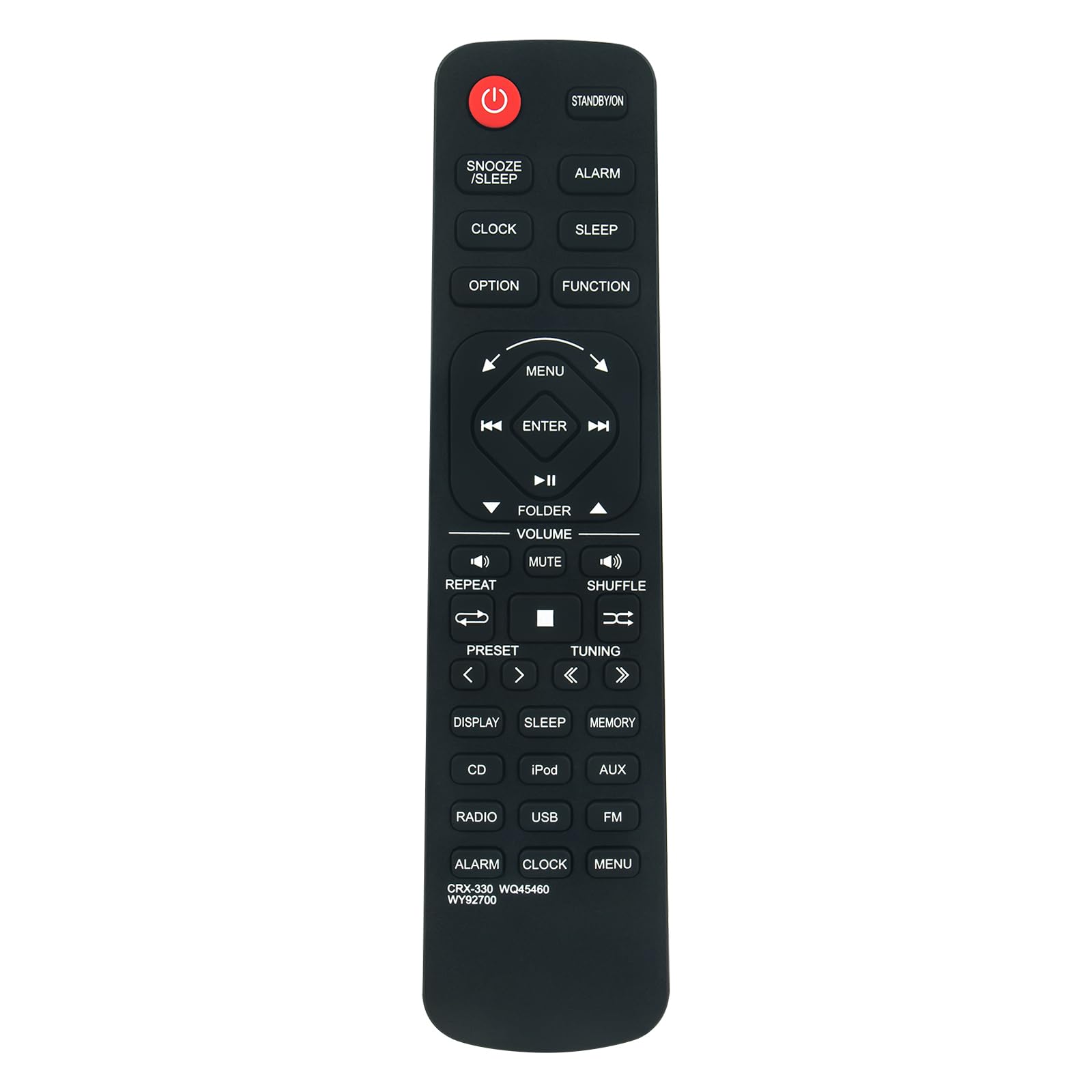 VINABTY New WQ45460 Remote Control Replacement fit for YAMAHA Bookshelf CD Receiver CRX-330 WQ45460 MCR-230 MCR-330 Remote Controller