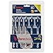 Bosch DSB5006 Daredevil Standard Spade Bit Set w/ Power Groove Hex Shank and Full Cone Threaded Tip (6 Piece Set) , Blue