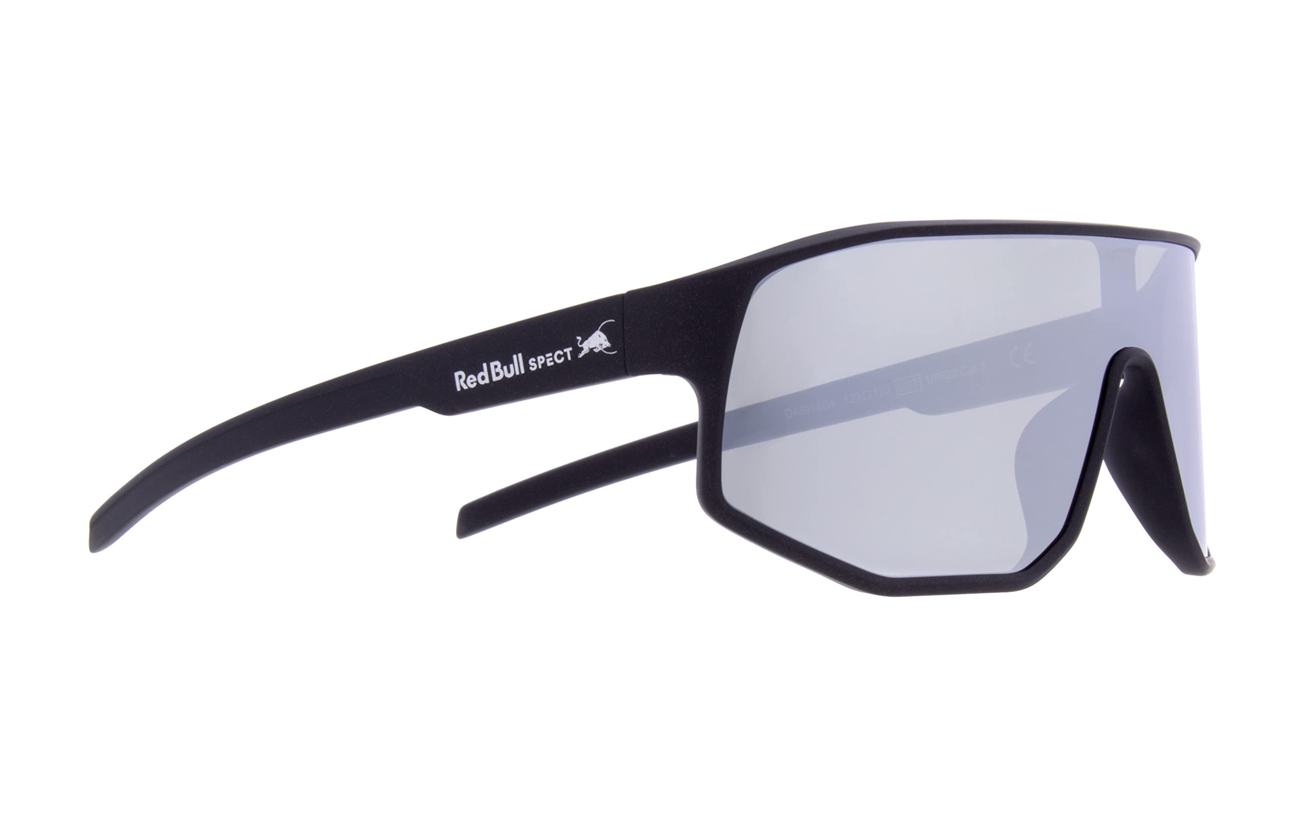 Red Bull Spect Eyewear Dash Sunglasses, Matt Metallic Black, M
