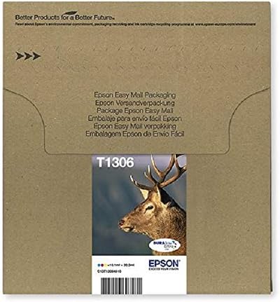 Epson T1306XL Stag Genuine High Yield Multipack 3-colour DURABrite Ultra Ink