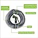 YESTAR Expandable Portable 50Ft Garden Coil Hose, 3/4
