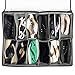storageLAB Under The Bed Shoe Storage, Shoe Organizer with Sturdy Sides and Bottom - Set of 2, Fits 24 Pairs Total