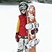 Odoland Kids Ski Goggles, Snowboard Goggles for Youth Skiing Age 8-16, Snow Goggles S2 Double Lens Anti-Fog UV400 Protection, Black Frame Color Lens VLT 24%