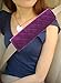 Forala Car Seatbelt Pads,Soft Cotton Blend Shoulder Strap Belt Covers Harness Protector for Cars/Bags/Cameras/,Perfect Stress Relax for Your Neck (Purple)