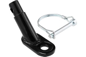 FUNNYTEK Bike Trailer Hitch Connector - Metal Bicycle Trailer Hitch, Bike Coupler Connector, Instep Bike Trailer Attachment Connector Accessory Compatible with Child, Cargo, Pet Bike Trailers (Set B)