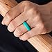 ThunderFit Silicone Rings Wedding Bands for Women 5.6mm Wide 2mm Thick - 3/4 Variety Multipack