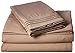 Elegant Comfort 1500 Premier Hotel Quality Super Soft Wrinkle Free 4 pc Sheet Set, Deep Pocket, Queen Mocha Chocolate