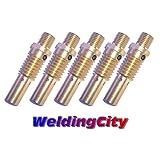 5 Gas Diffusers 52 for Lincoln Magnum and Tweco #2/#3 MIG Welding Guns