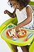 Boon Groovy Interlocking Plate & Bowl with Modware,Blue/Orange