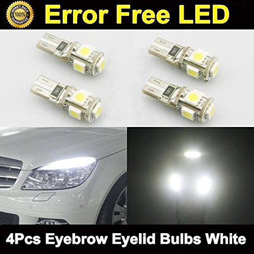 Partsam 4pcs error free eyebrow eyelid light led bulbs …
