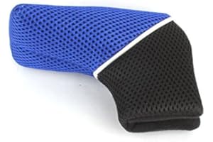 Craftsman Golf Blade Putter Head Cover Black Orange/Blue Mesh for Scotty Ping Callaway Odyssey Etc.