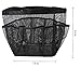 iPEGTOP Portable Mesh Shower Caddy, Quick Dry Shower Tote Hanging Bath & Toiletry Organizer Bag with 9 Storage Pockets, Double Handles for College Dorm, Travel, Gym & Camping, Black