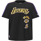 Pro Standard Big Boys NBA Los Angeles Lakers Retro Classics Short Sleeve Taping Tee Black/Purple M