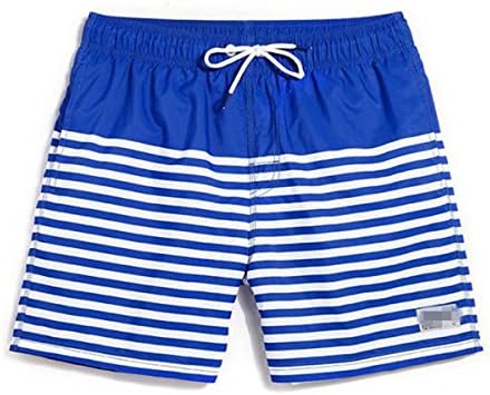 Sexy Panyan Mens Quick Dry Striped Swim Trunks with Mesh Lining Swimwear Bathing Suits GMA030 L