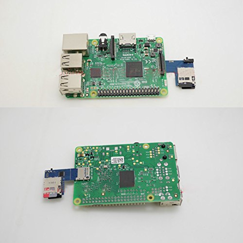 Icstation 2 in 1 Micro SD Card Memory Storage Board Shield Module Dual System Switcher for Raspberry Pi B+ 2B 3B
