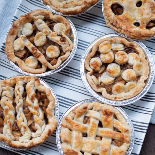 (120 Pack) Pie Tins 5 inch, Disposable Mini Pies Tin, Tart Aluminum
