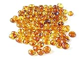 Honey Baltic Amber Beads, Polished Baroque 6-8 mm, 10 grams