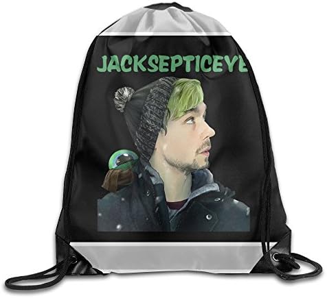 PiLnMMk Unisex Unisex Jacksepticeye Gym Drawstring Sack Bags Backpack