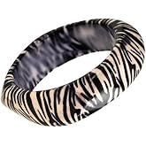 MMIUAEG Chunky Tortoiseshell Leopard Print Bracelet Geometric Wide-face Statement Bangle Bracelet for Women Tortoiseshell Colored Holiday Party Jewelry